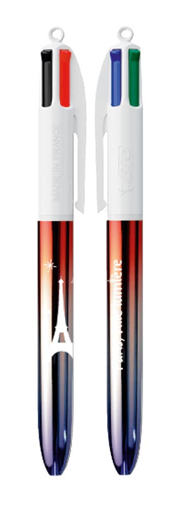 Les Parisettes - Wholesale Pen - Bic 4-color pen Paris, City of Light