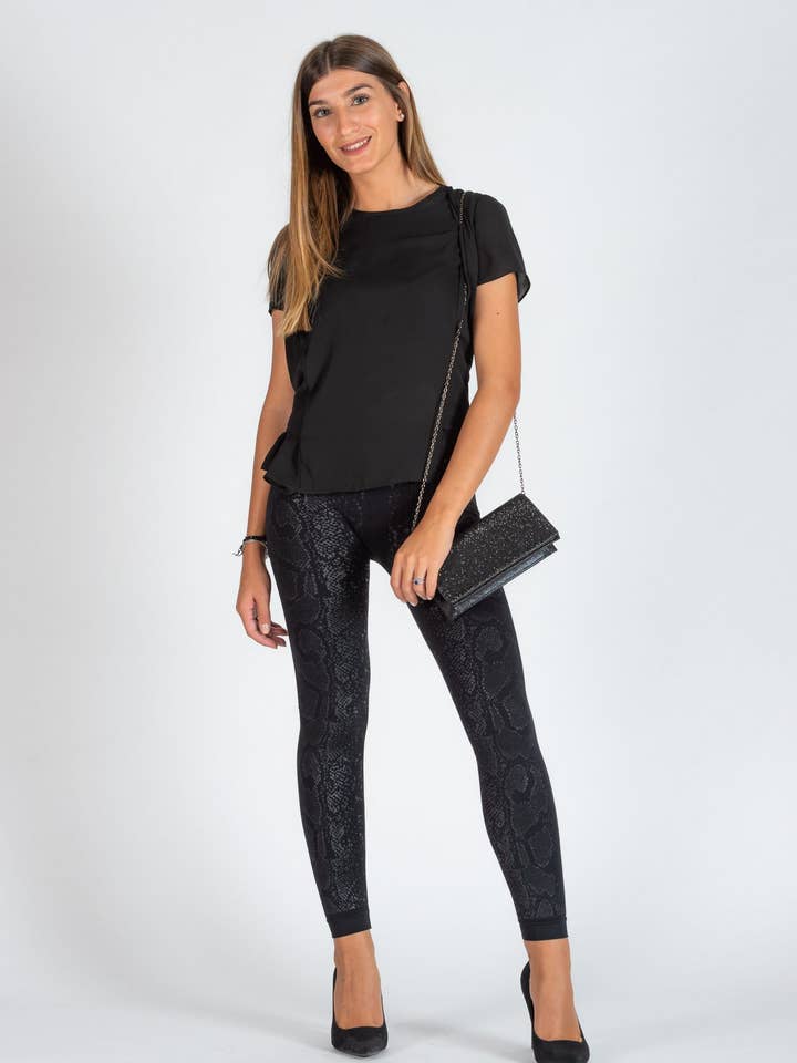 Snake 200D Anti-Cellulite Slimming Leggings for wholesale by P'anticell