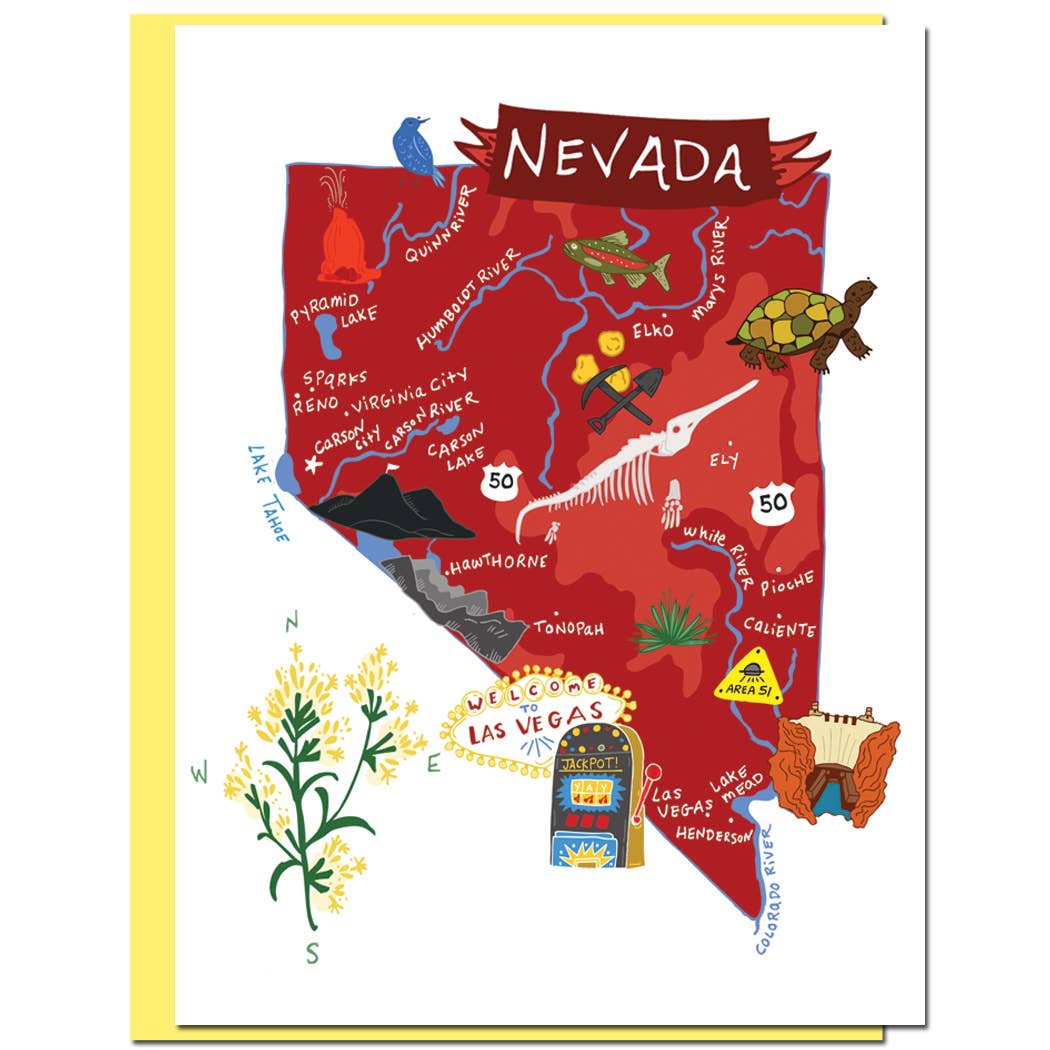 Allport Editions – wholesale Vardagliga hälsningskort – Hej USA Card Series - ALLA 50 STATER HÄR!30