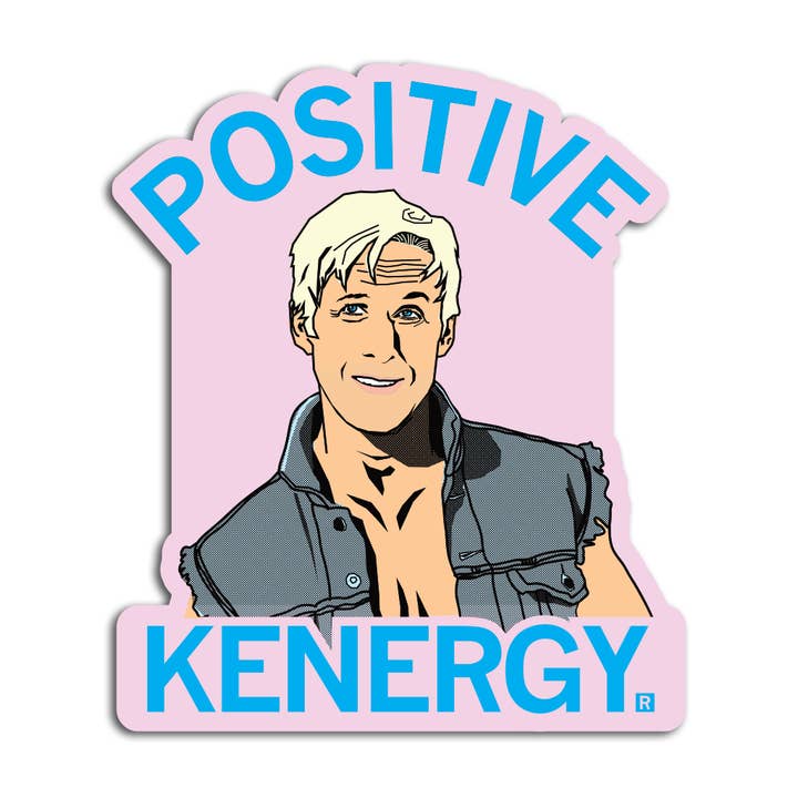 Positive Kenergy Die-Cut Sticker for wholesale by RAYGUN