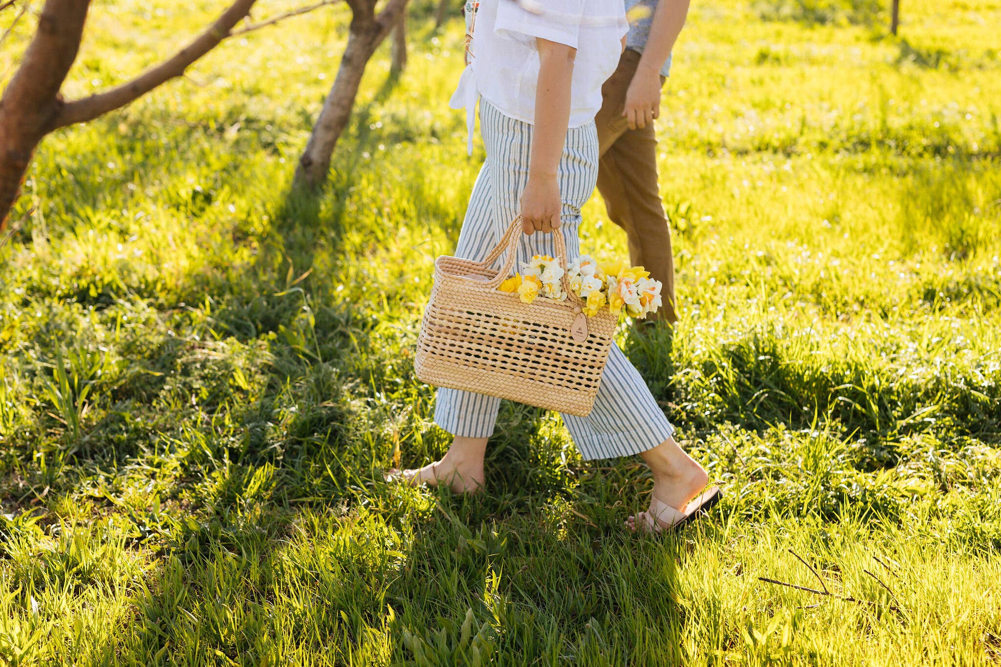 Caminito – Engroshandel Strandtaske – Palma Collection - Lille kurv i flettet palmeblad3