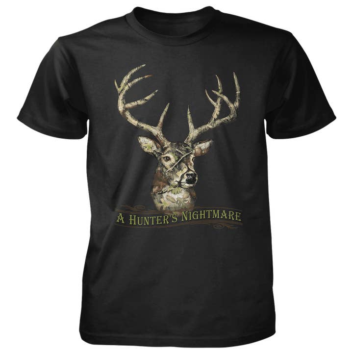 T-shirt en coton 4,5 oz - Cauchemar de chasseur de cerfs pour la vente par Old Country Outfitters
