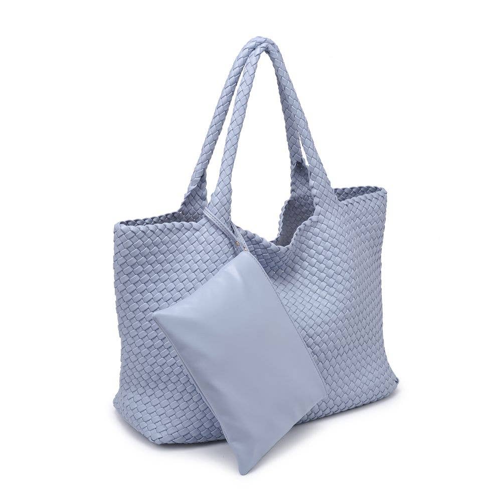 Moda Luxe - Vendita all'ingrosso Borsa tote - Donna - Borsa tote intrecciata in pelle vegana Solana45