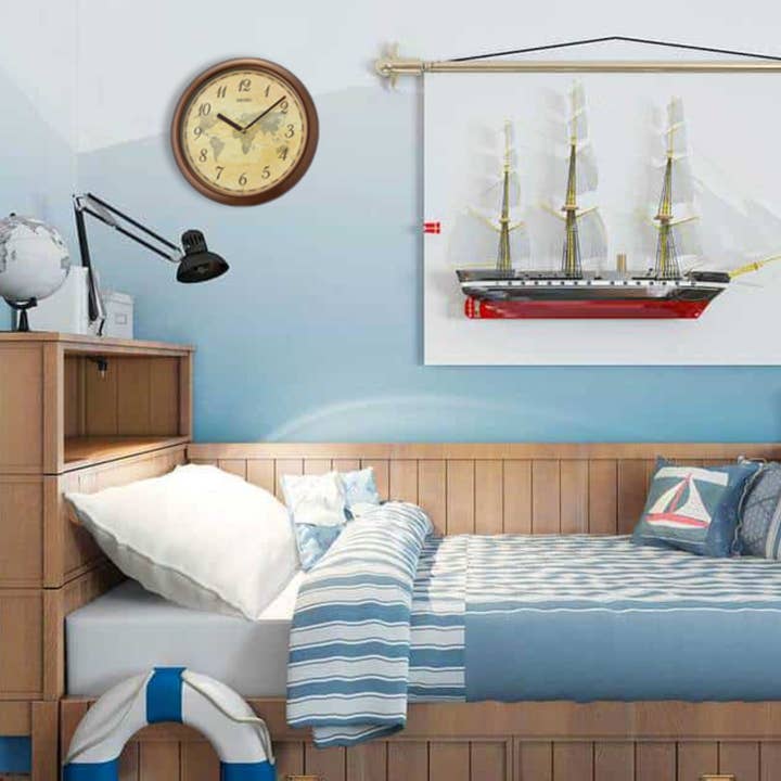 Seiko Clocks USA - Wholesale Wall Clock - World Globe Wall Clock