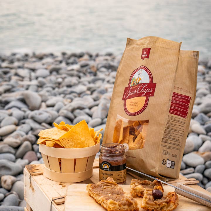 Socca Chips® - Wholesale Crisps - Chickpea flour chips - Nature (PACKAGING EN)5