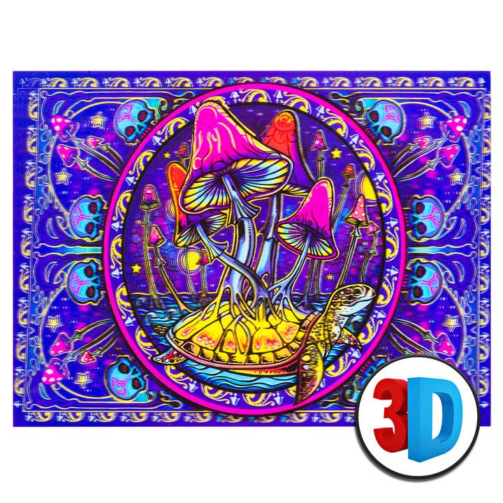 Benjamin International - Wholesale Poster - MAGIC MUSHROOMS LENTICULAR POSTER