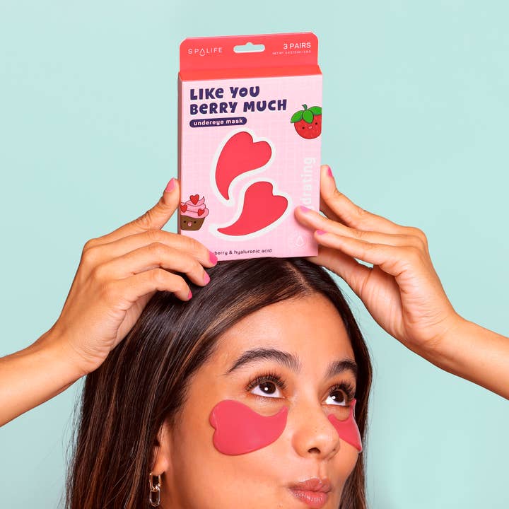 My Spa Life - Wholesale Eye Treatment Mask - Like You Berry Much Hydrating Undereye Masks