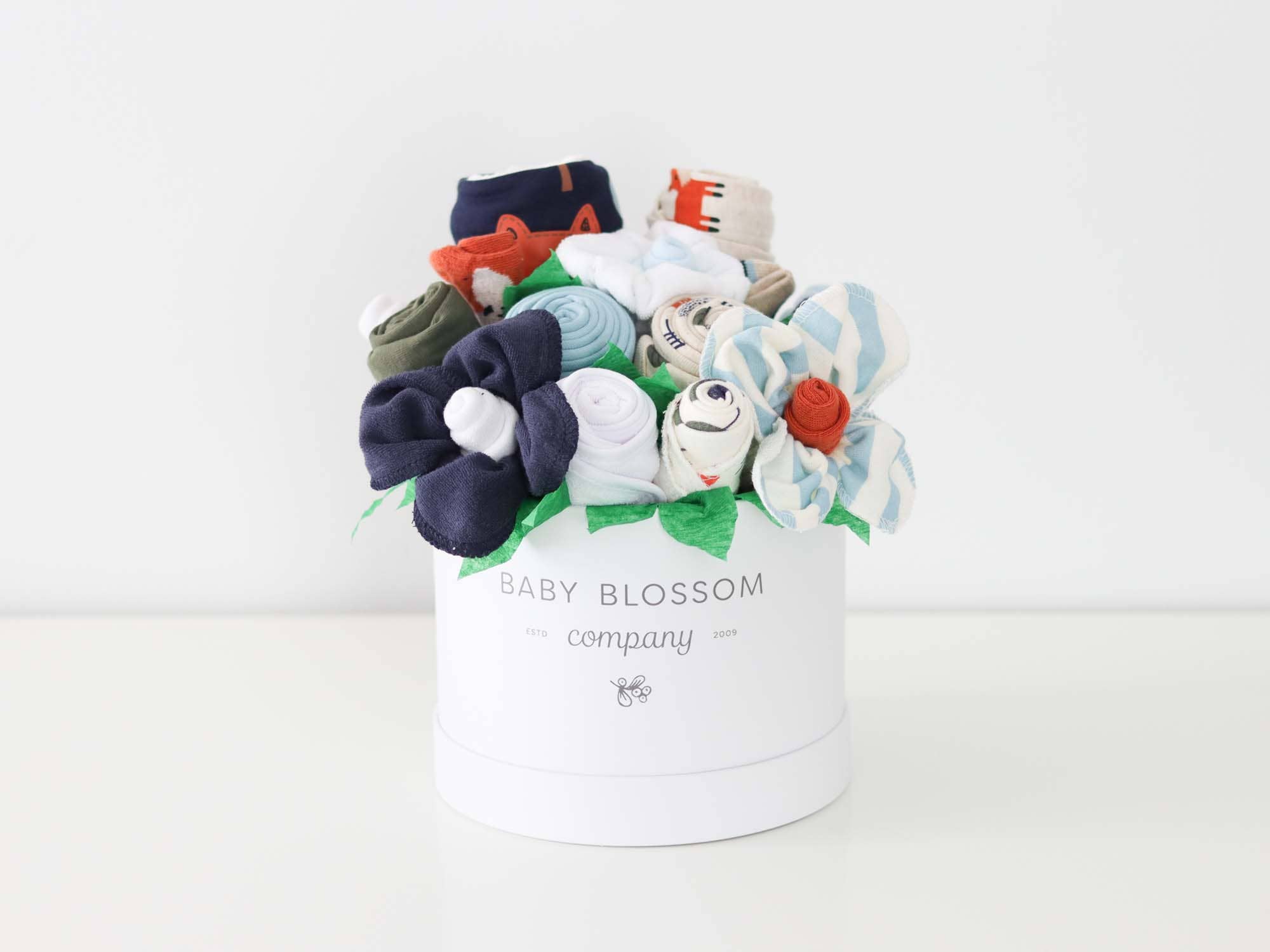 Baby Blossom Company - Wholesale New Mom Gift Box/Set - Baby Boy Gift Box Collection - Fox0