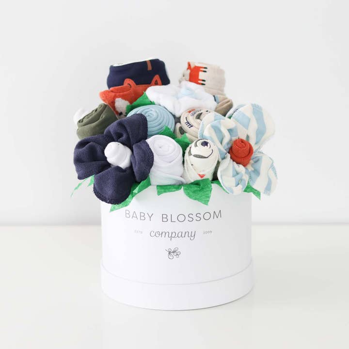 Baby Blossom Company - Wholesale New Mom Gift Box/Set - Baby Boy Gift Box Collection - Fox