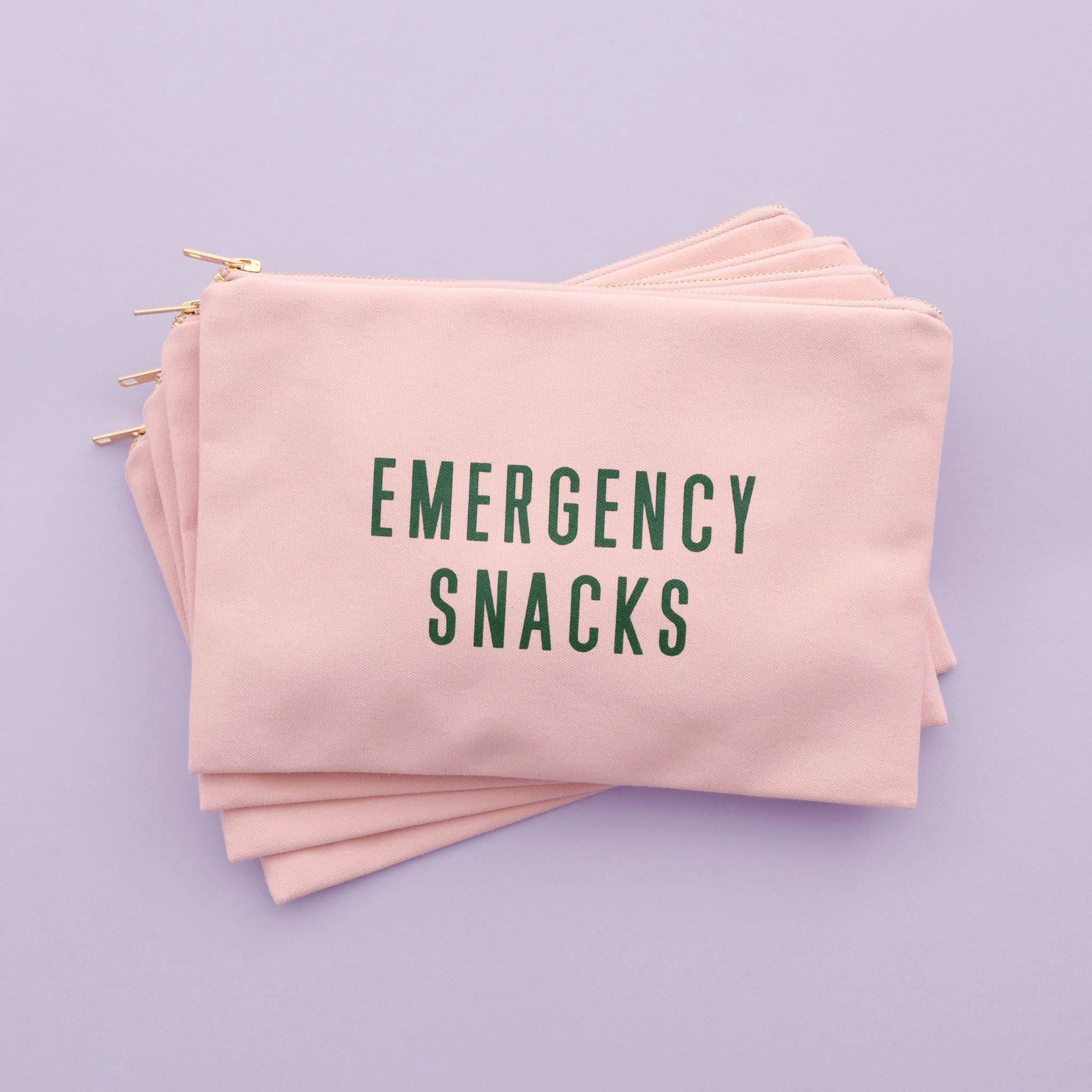 Alphabet Bags - Vendita all'ingrosso Astuccio - Donna - Emergency Snacks - Pochette rosa cipria3