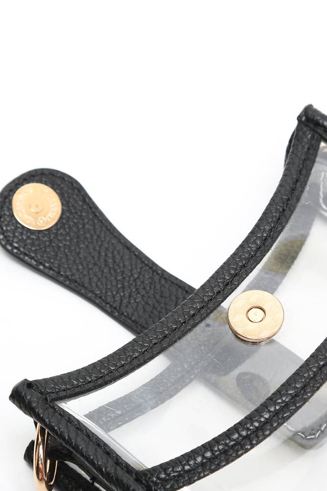 Hana - Wholesale Crossbody Bag - Women's - Clear Stadium Crossbody Mini Bag6