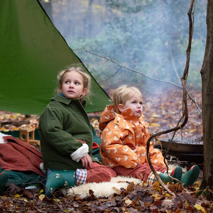 Green Chive Sherpa Lined Barn Jacket for wholesale on Faire9