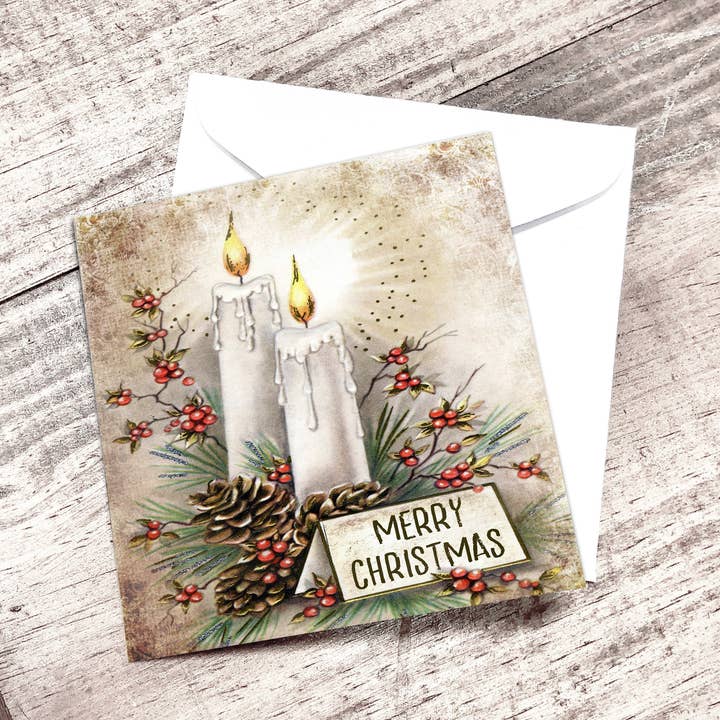 Yesterday's Best - Wholesale Christmas Card - Merry Christmas Mini Card0