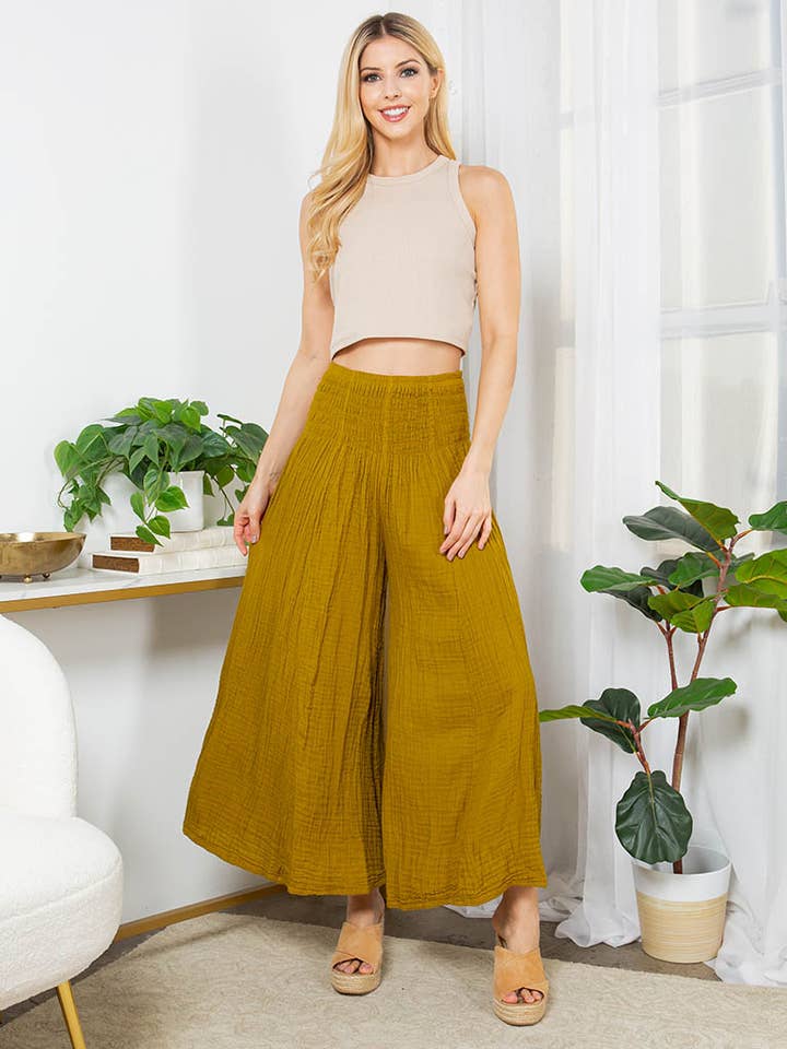 COTTON PALAZZO PANT (TH-1819) for wholesale by Kathmandu Imports