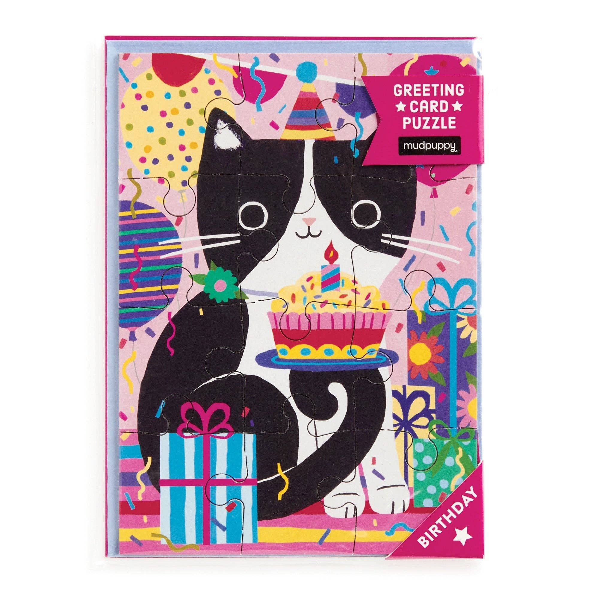 Chronicle Books - Wholesale Birthday Card - Purr-fect Cat Birthday Greeting Card Puzzle1