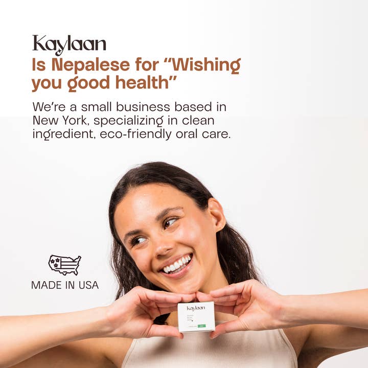 Kaylaan Toothpaste and Mouthwash Tablets – wholesale Tandkräm – Fluorfria tandkrämstabletter | Kanel | Bulk | 2.2 lbs