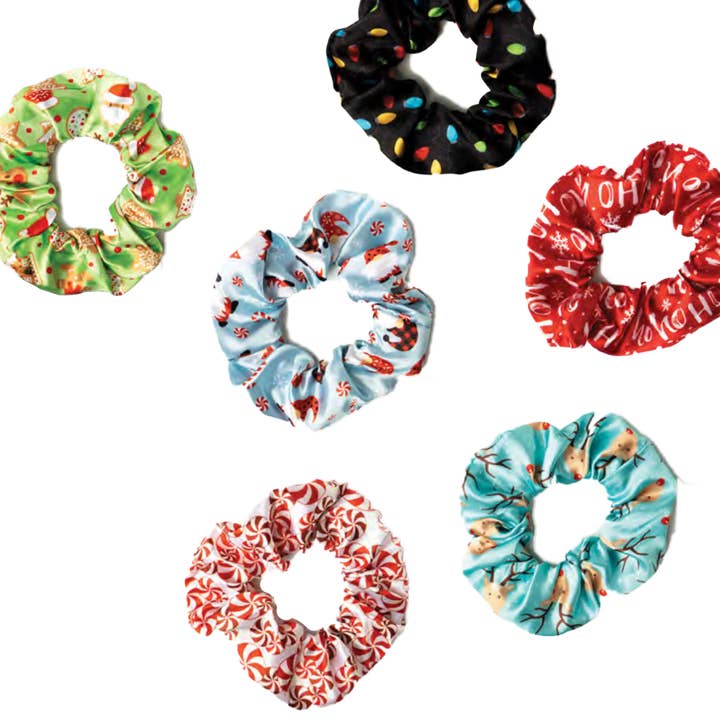 Sources Inc. - Wholesale Scrunchie - Women’s - Flashing LED Holiday and Christmas Hair Scrunchies1