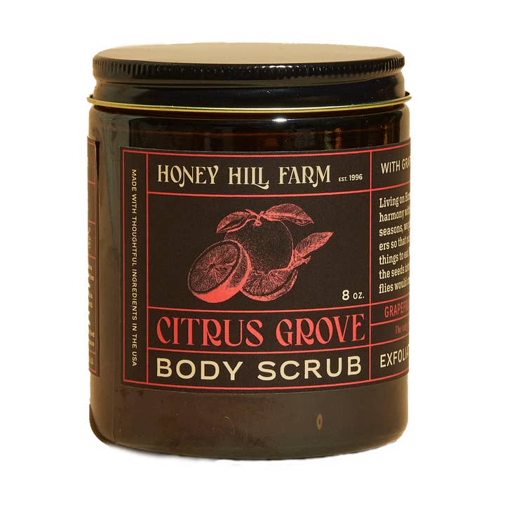 Body Scrub - Citrus Grove 8 Oz for wholesale by Honey Hill Farm