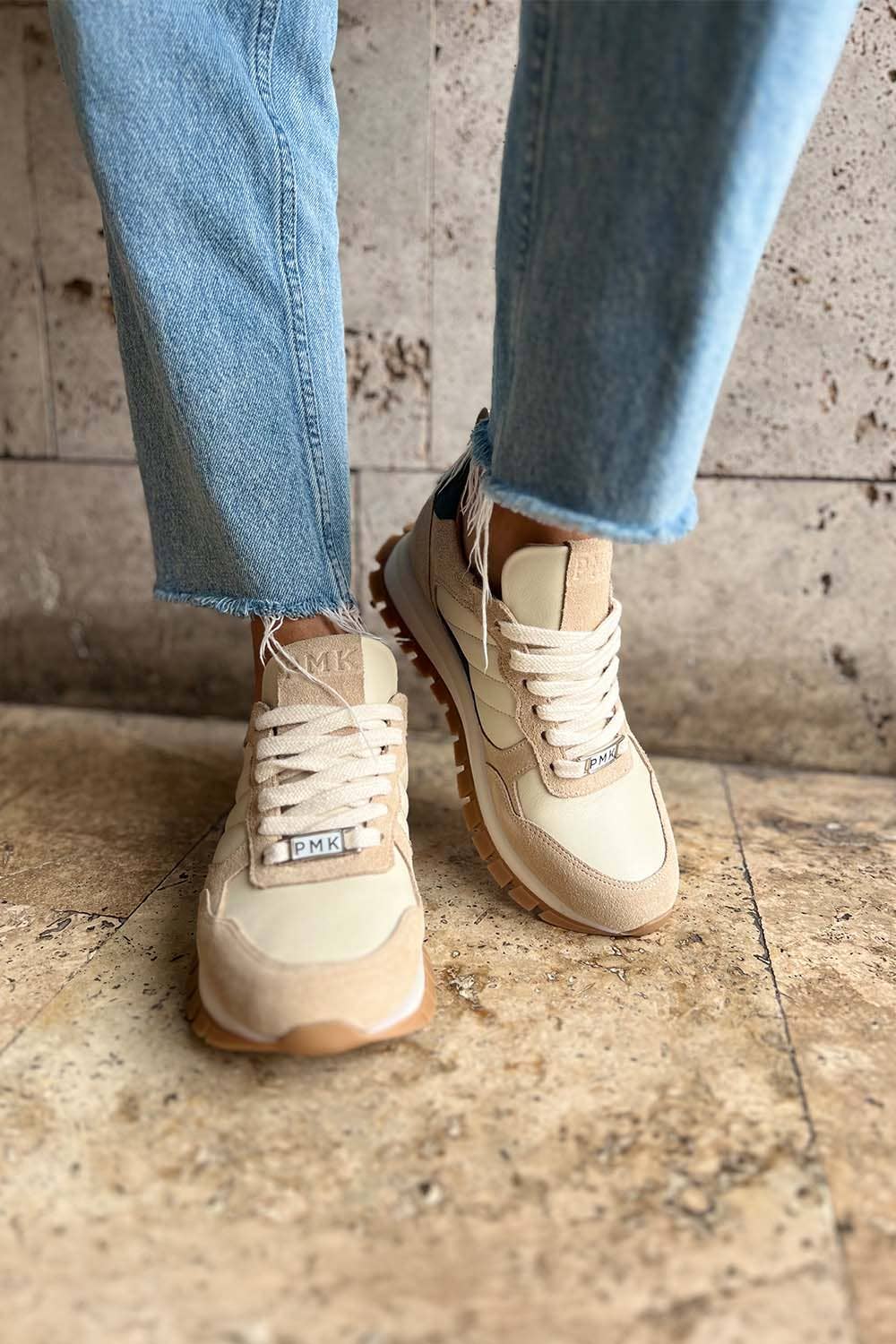 PMK SHOES - Wholesale Lifestyle trainers – Women′s - Mule - Pana - Handmade Cow Leather Sneakers7