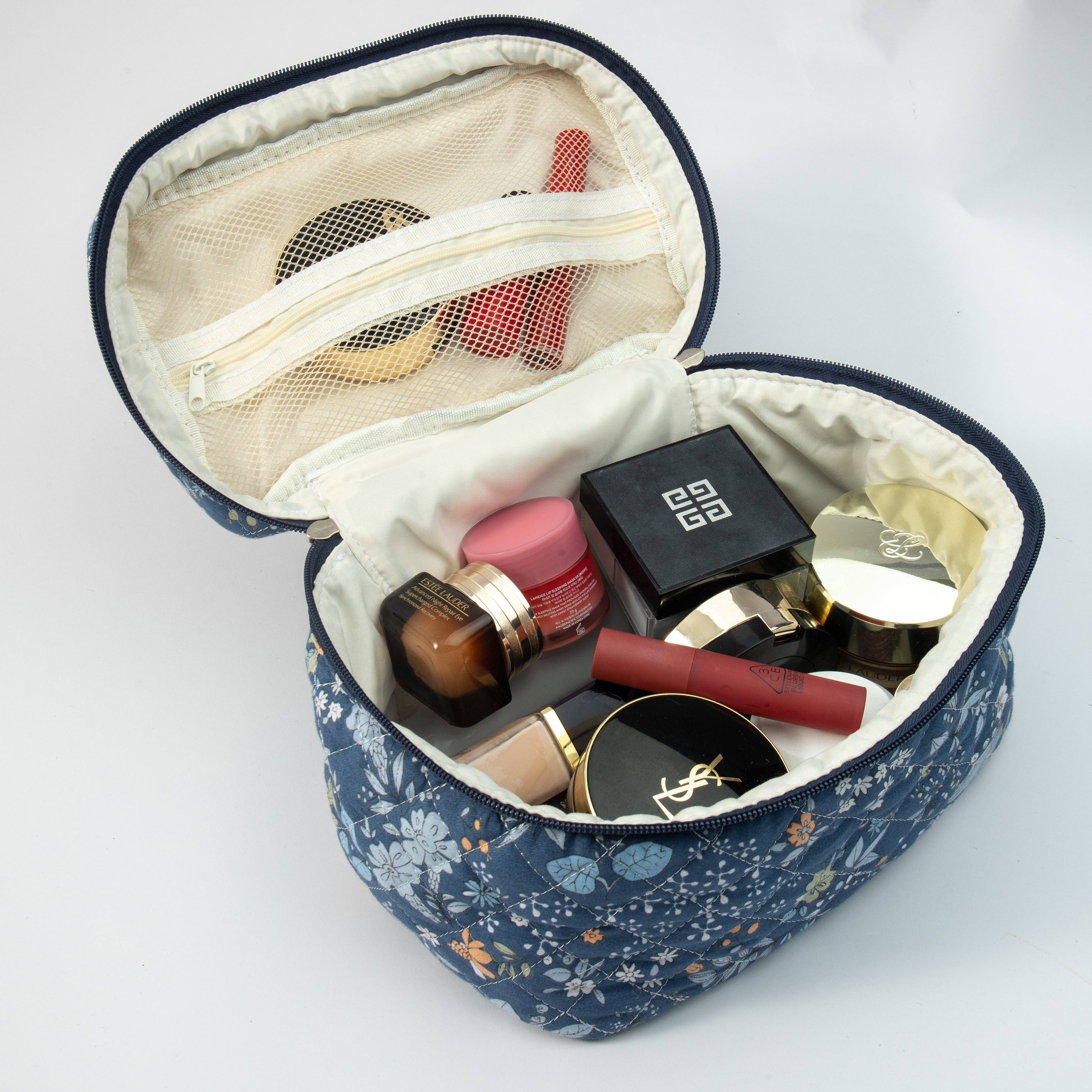 Sparkle Being - Vendita all'ingrosso Borsa per trucchi/cosmetici - Borsa Truccopelli Imbottita Whispering Flowers - Beauty Case / Cosmetici3