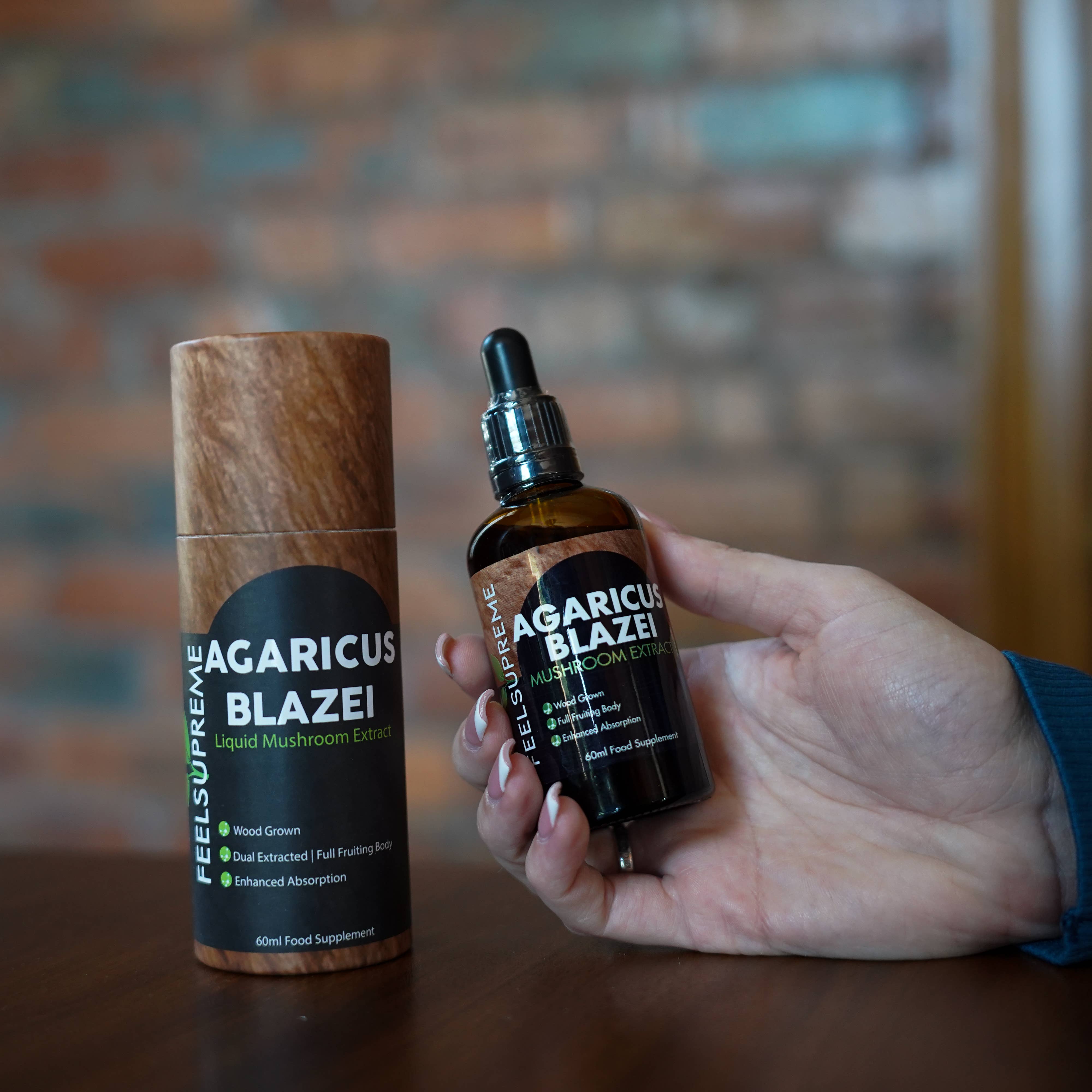 Feel Supreme - Wholesale Oral Supplement/Vitamin - Agaricus Blazei Mushroom Liquid Supplement | Immune Support 1