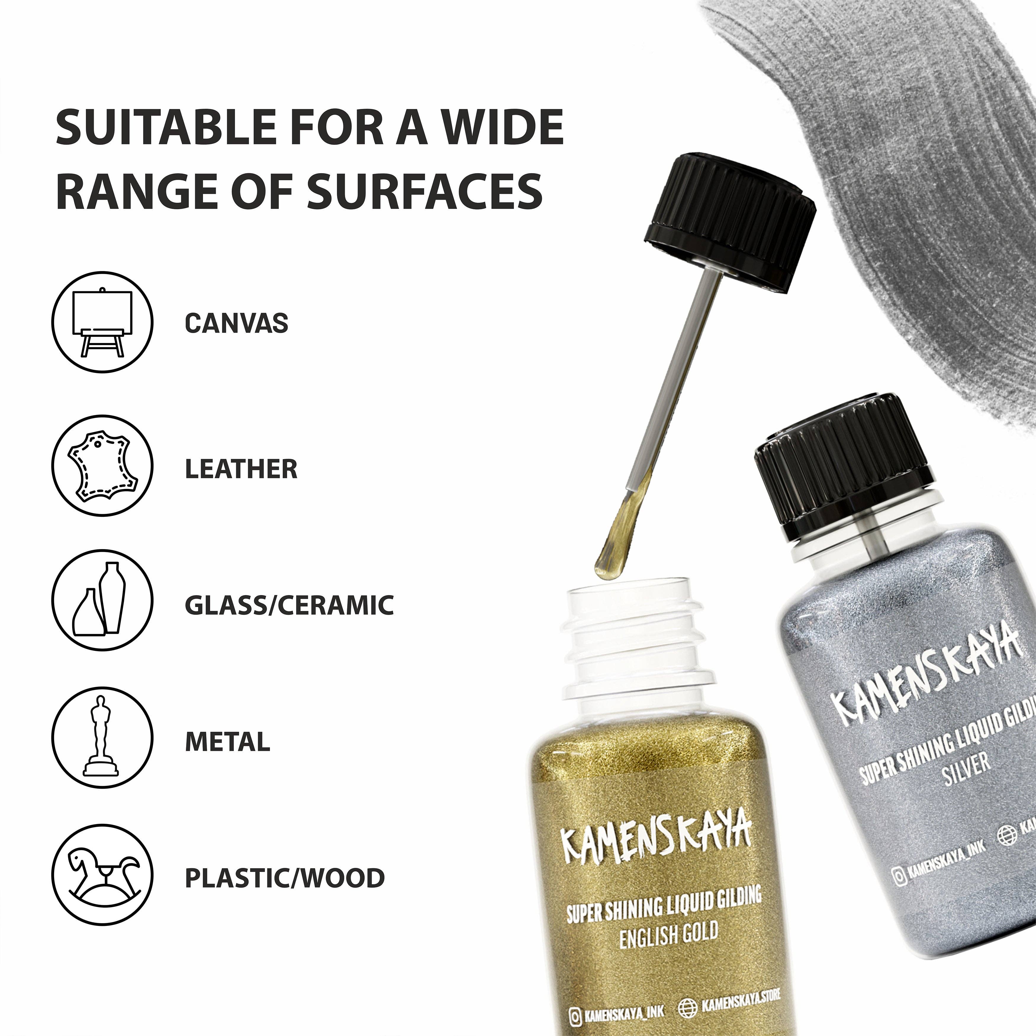 KAMENSKAYA - Wholesale Craft Supplies - Liquid gilding 'Rich gold'4