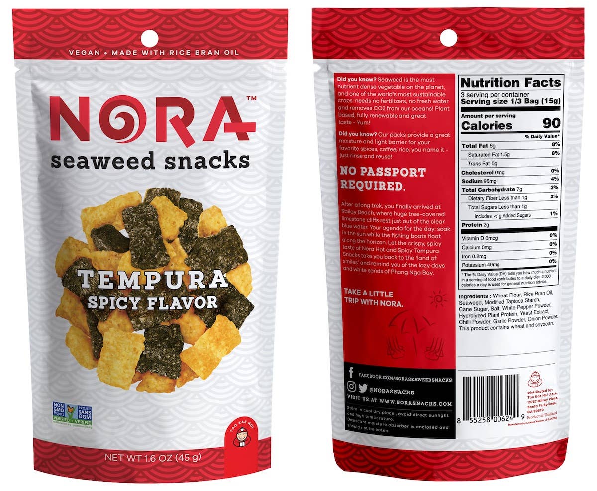 Oasis Snacks - Wholesale Chips - NORA Premium Seaweed Snacks1