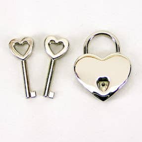 Small Heart Lock for wholesale by Axovus