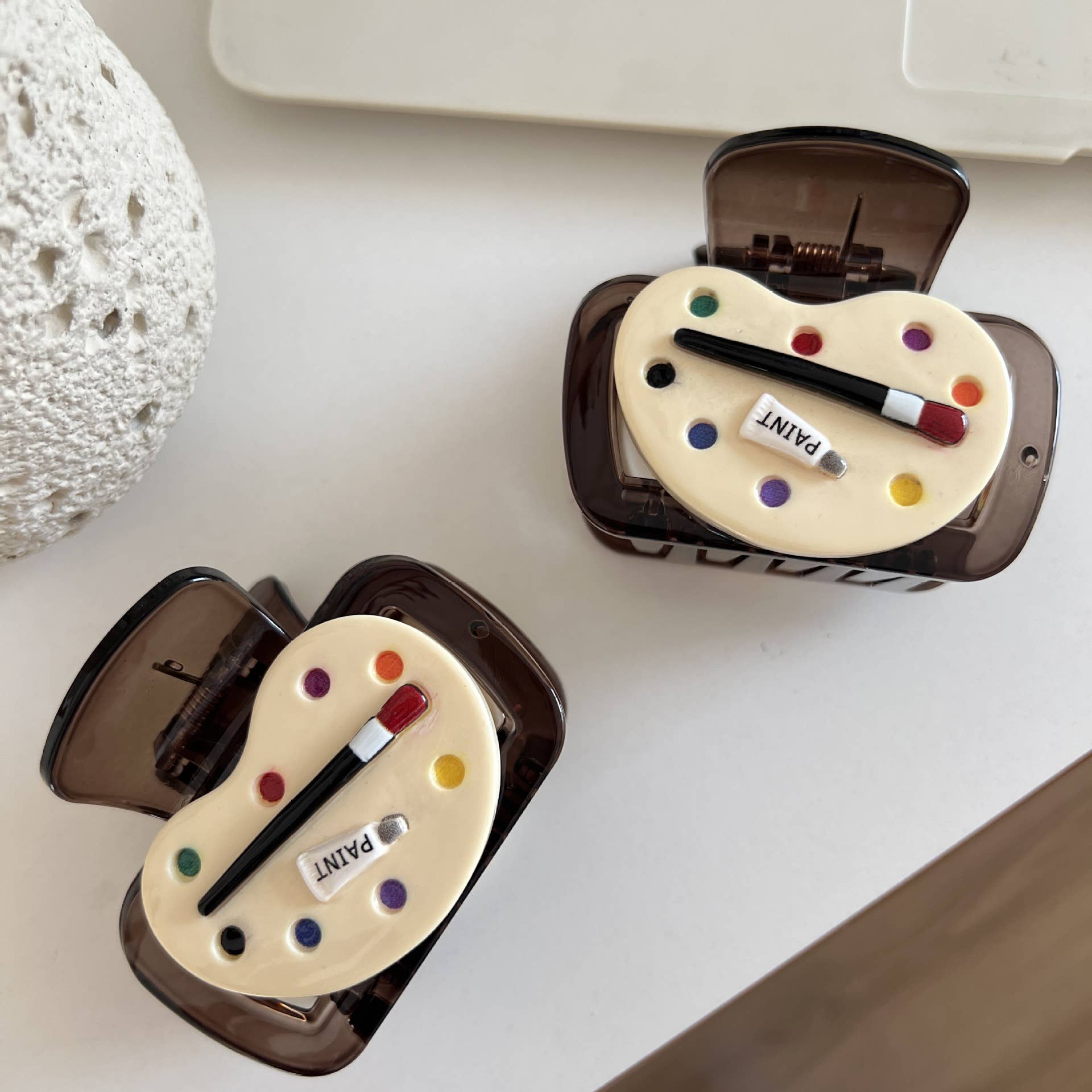 Malingpalette Kreativ Kunstner Malerpalet Kunst - Inspirerede Hårklemmer for engroshandel på Faire1