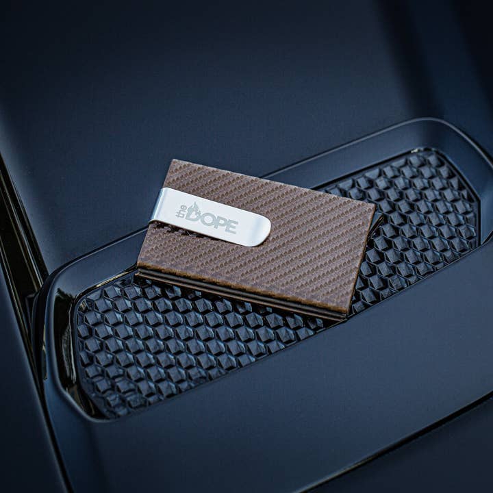 'Gold Chocolate' Carbon Fiber Wallet for wholesale by The Dope Wallet