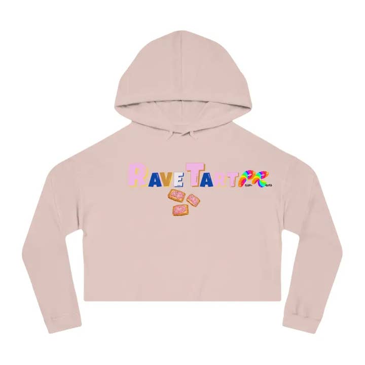 Prism Raves - Wholesale Hoodie - Women's - Rave Tart Cropped Hoodie