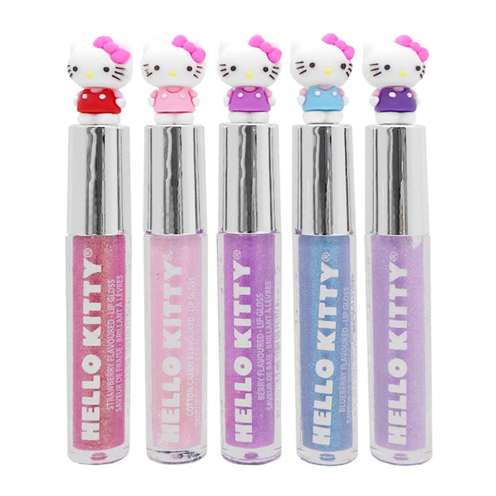 PINEAPPLE Beauty - Wholesale Lip Gloss - UPD HK1086GA Hello Kitty 5pcs Lip Gloss Set - 12 pcs