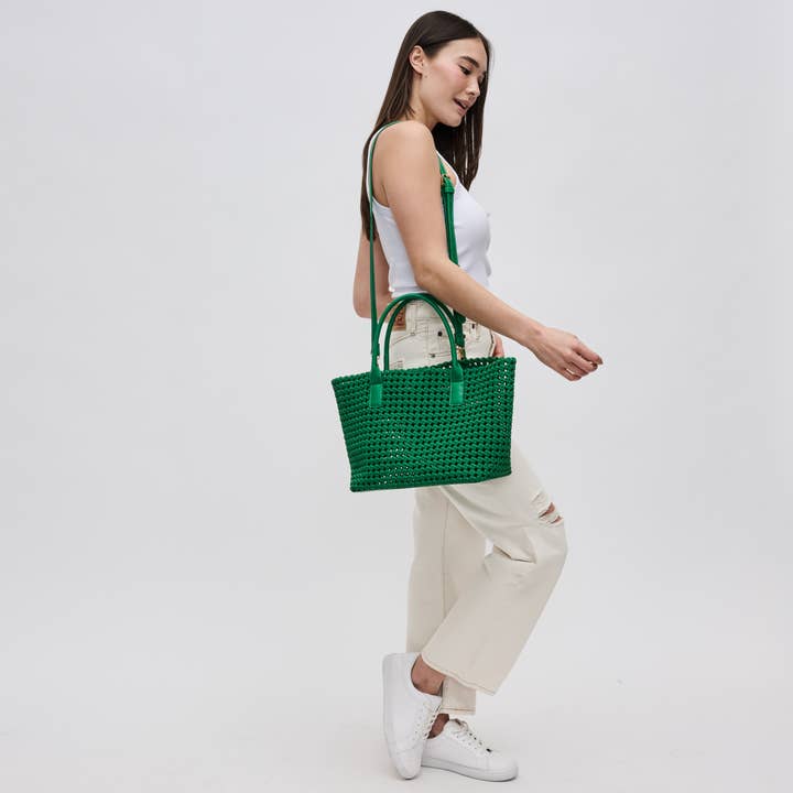 Sol and Selene - Wholesale Tote Bag - Women's - Solstice - Medium Hand Woven Knot Tote