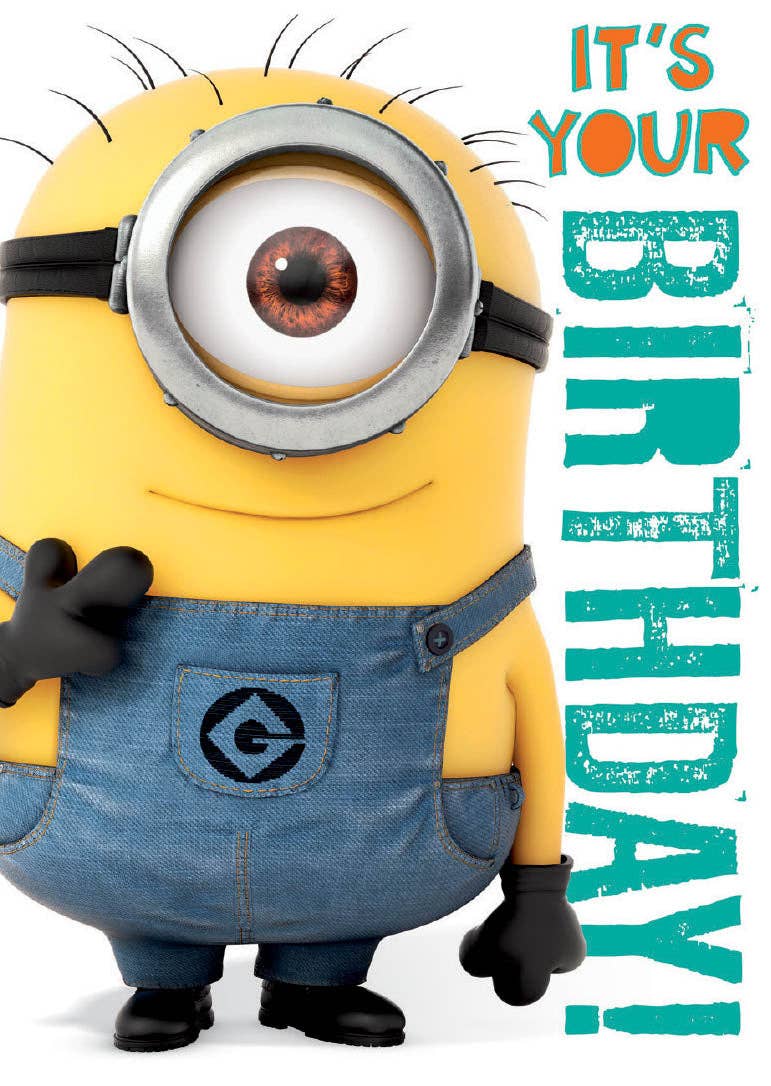 Danilo Promotions Ltd – wholesale Birthday card – Despicable Me Minion Birthday Sound card2