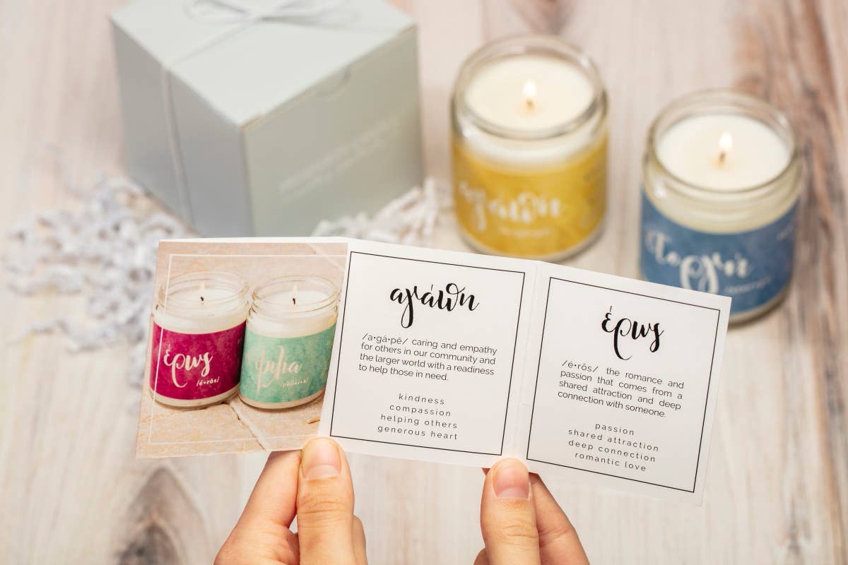 Prosperity Candle - Vente Bougie en bocal - Bougie d'amour - Storgé (famille) - Fait main2