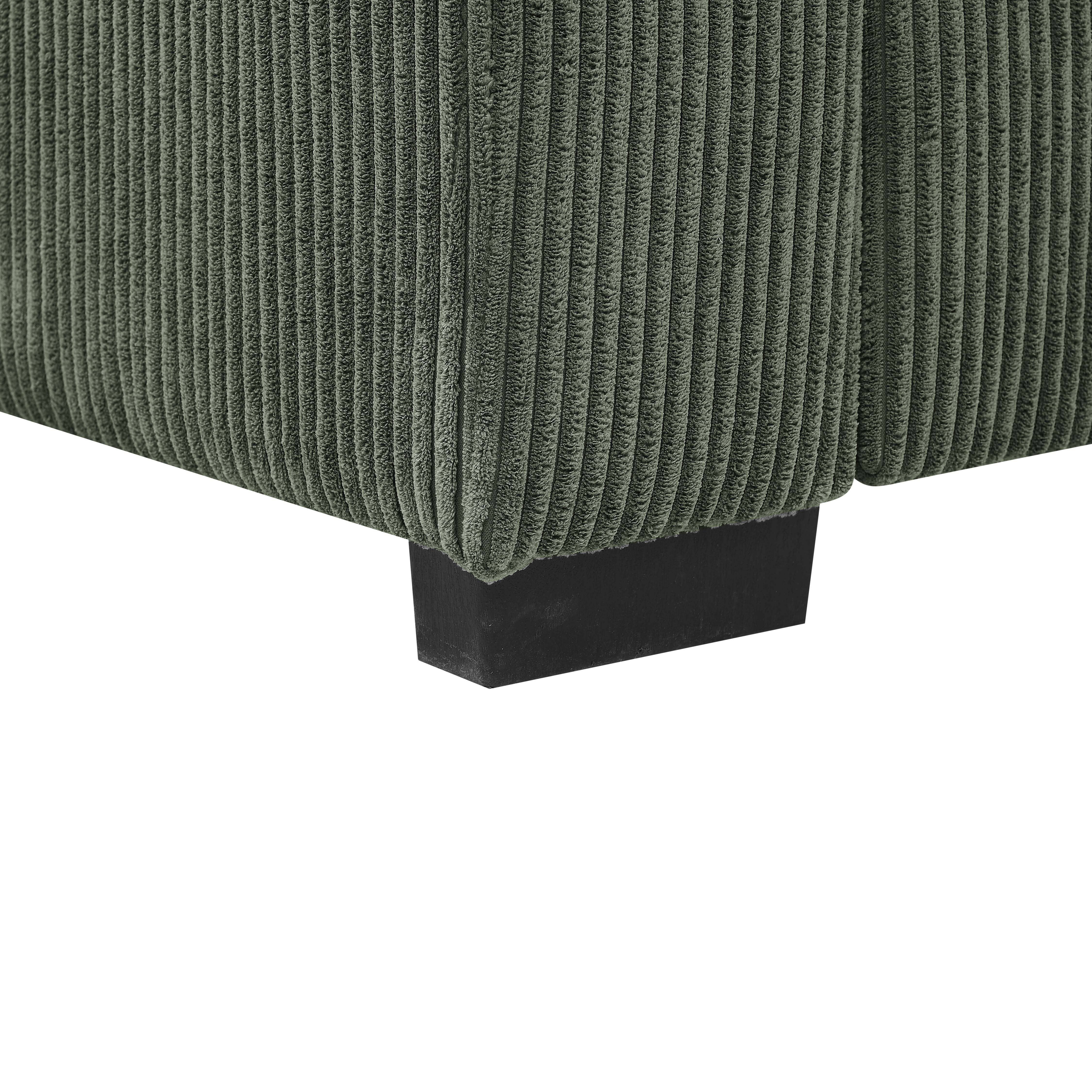 HOMYCASA DESIGN INC - Wholesale Sofa - Coastal Haven Corduroy Sofa with Deep Cushions Neutral Color15