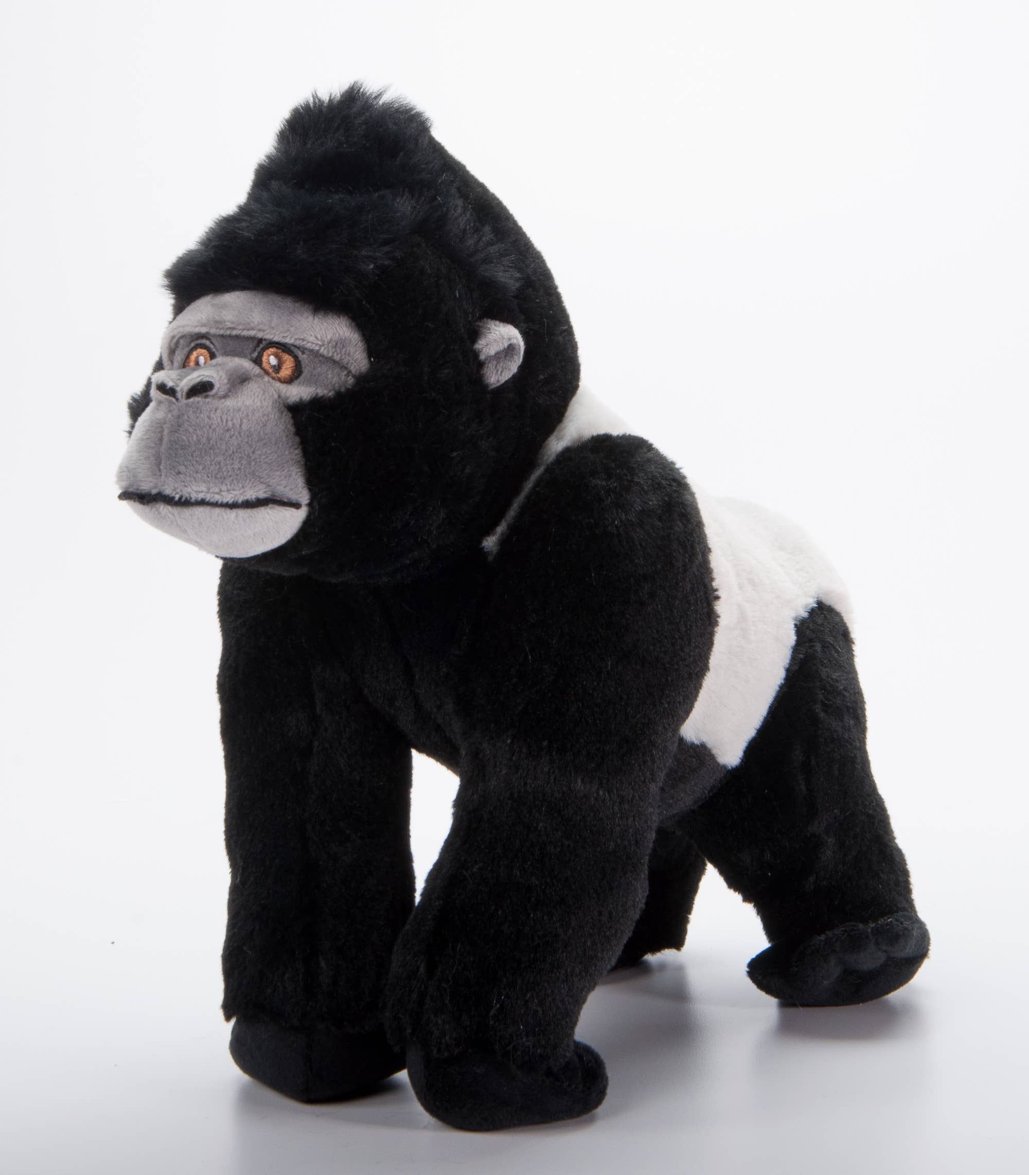 The Petting Zoo – Engroshandel Plyslegetøj - Børn og baby – Earth Keeperz Silverback Gorilla medium 12" Genbrugsbamse0