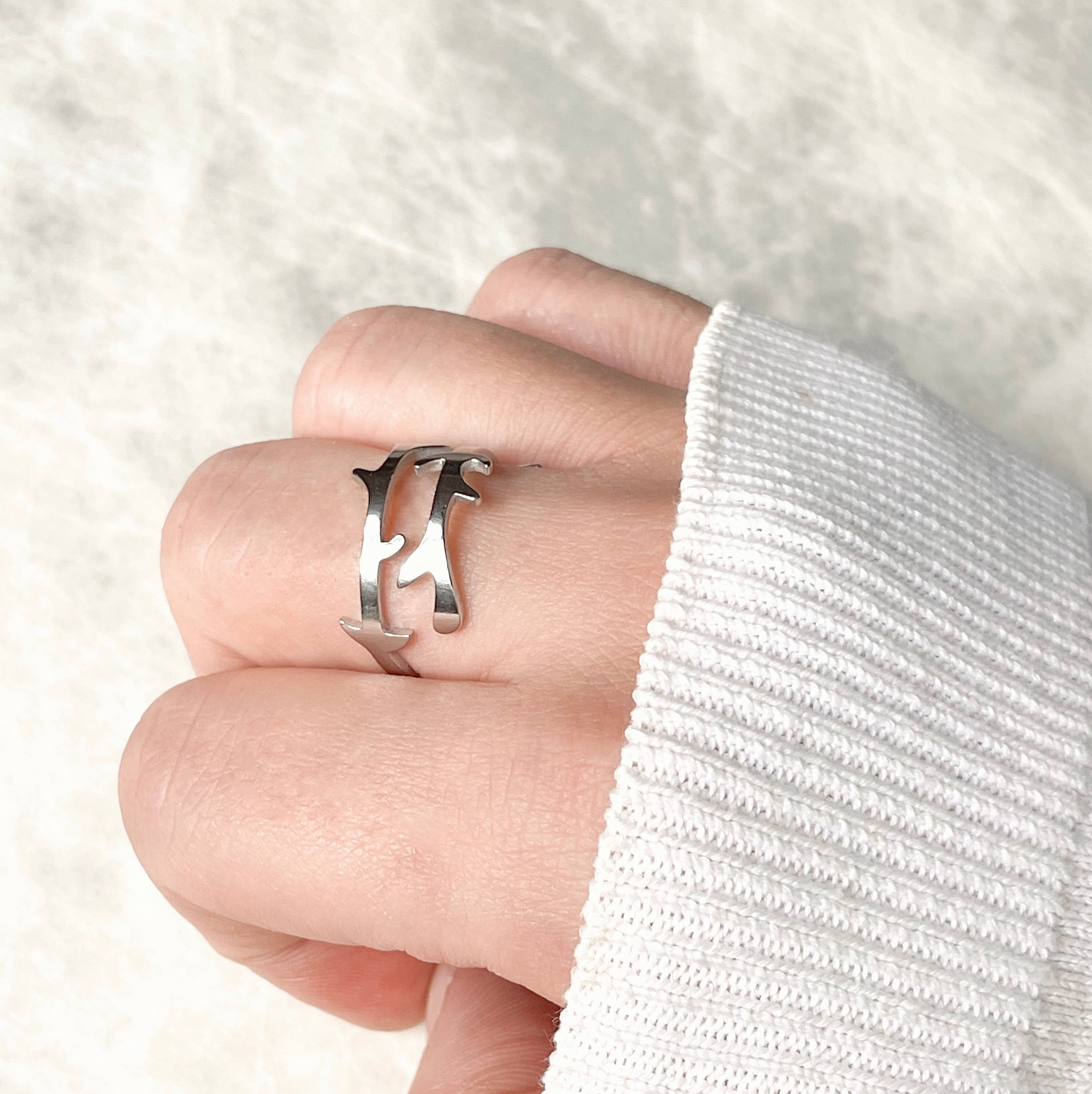 Blueyejewelry - Wholesale Band/Stacked Ring - Open Branch Ring - Tarnish-free Adjustable Tree Branch Ring 6