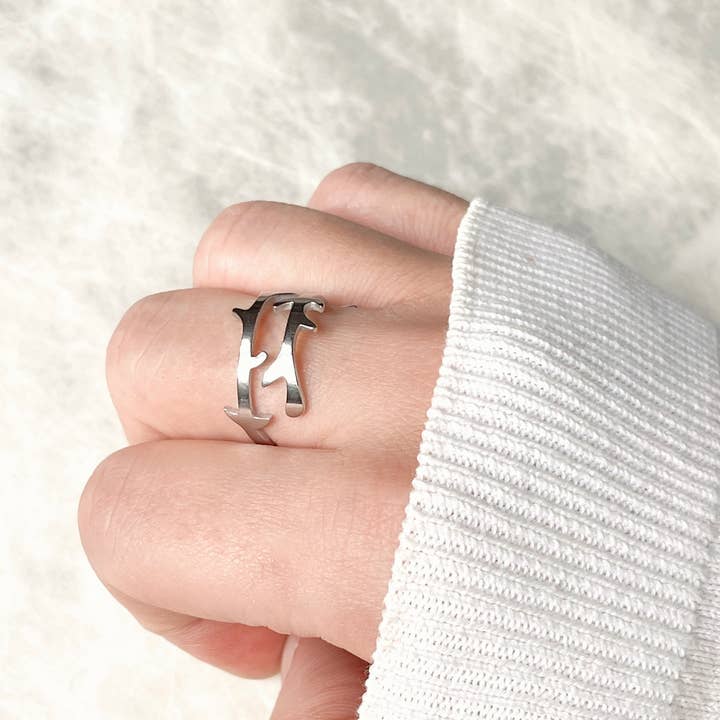 Blueyejewelry - Wholesale Band/Stacked Ring - Open Branch Ring - Tarnish-free Adjustable Tree Branch Ring 6