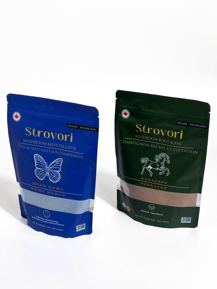 Flow State Duo — Blue Aura + Vitality (Instant) for wholesale by Strovori