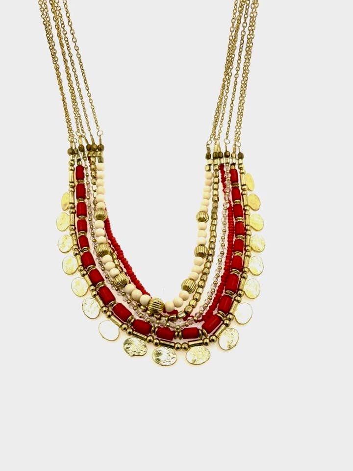 Jahia - Necklace for wholesale by Glamdust