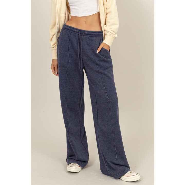 HYFVE - Wholesale Lounge Sweatpants/Joggers - Women's - DZ24E895-HIGH-WAIST DRAWSTRING PANTS
