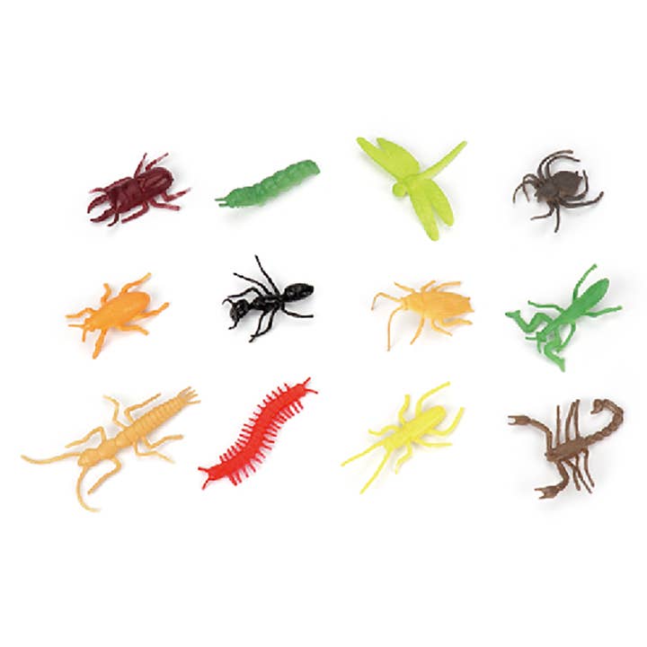 Bulk 2" figuren van insecten, spinnen en insecten, per pond voor wholesale door Texas Toy Distribution