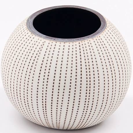 275W23 PETTRA M-Vaso de Porcelana Feito à Mão por atacado de Art Floral Trading LLC