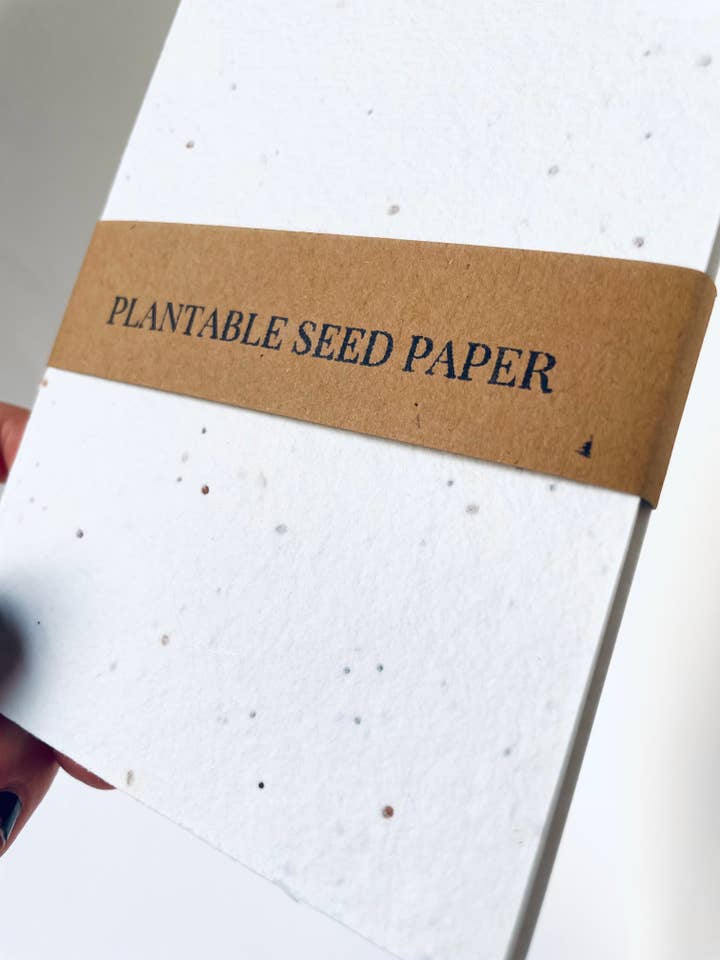 Mini-Notizbuch aus Saatpapier – umweltfreundliche, pflanzbare Papierwaren für den Großhandel von Atelier By Cat
