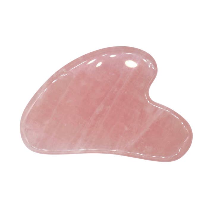 Rose Quartz Gua Sha Tool for wholesale by Inner Beauty Shop