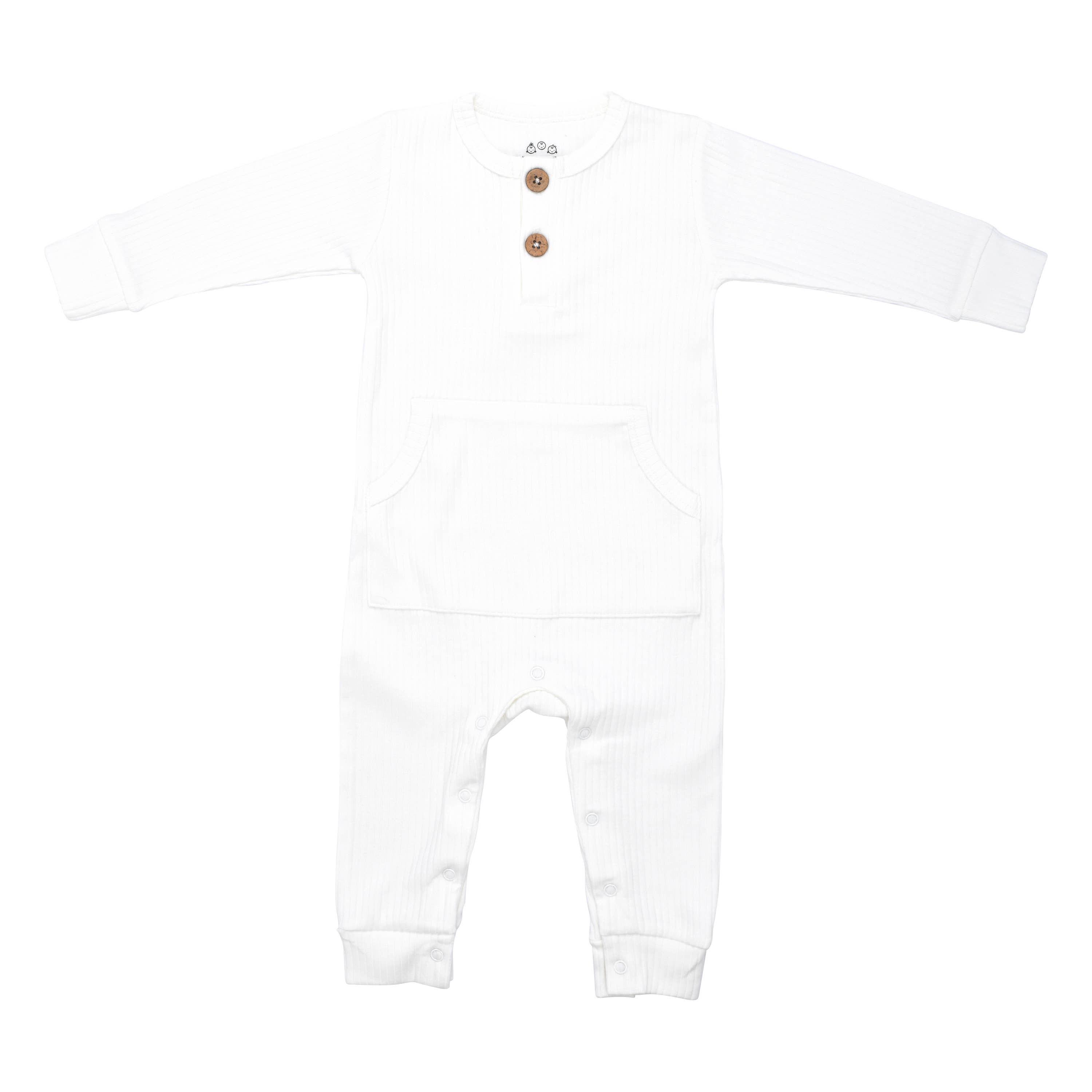 Three Little Tots - Wholesale Rompertje - Baby - Baby ribgebreide romper met zakken69