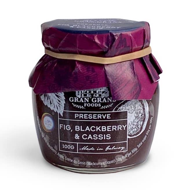 Conserva di Fichi Premium, More e Cassis per la vendita all'ingrosso da parte di Gran Gran's Foods