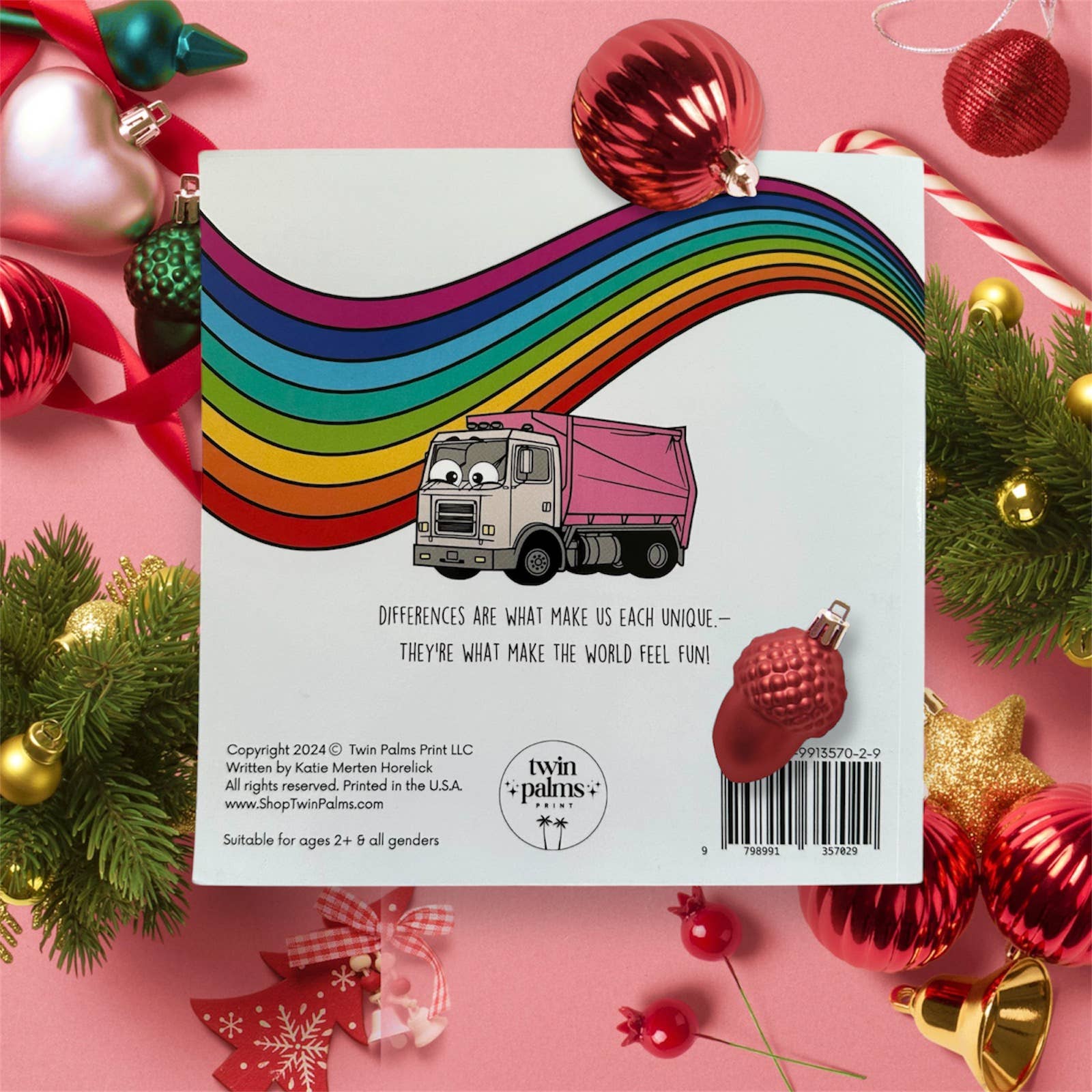 Twin Palms Print Children's Books & Greeting Cards – Großhandel Vorschulbuch (3–5 Jahre) – Scout Der pinke Müllwagen16