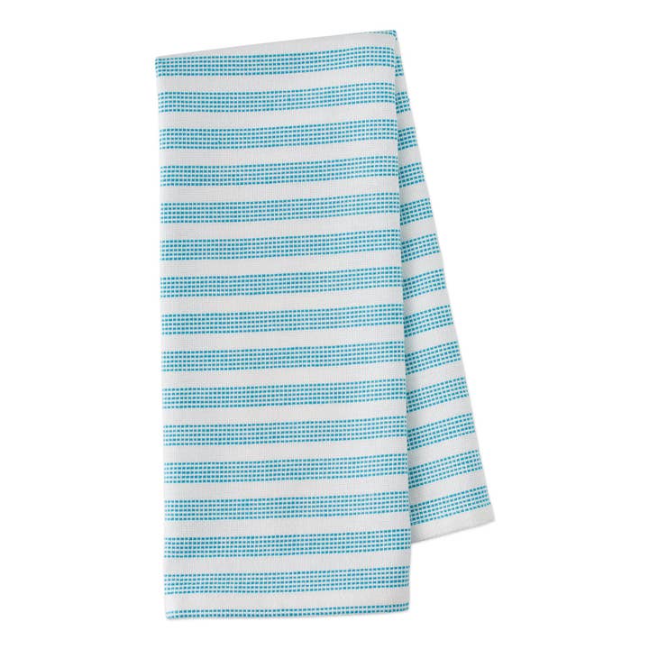 Turquoise Dobby Towel for wholesale by RSVP International